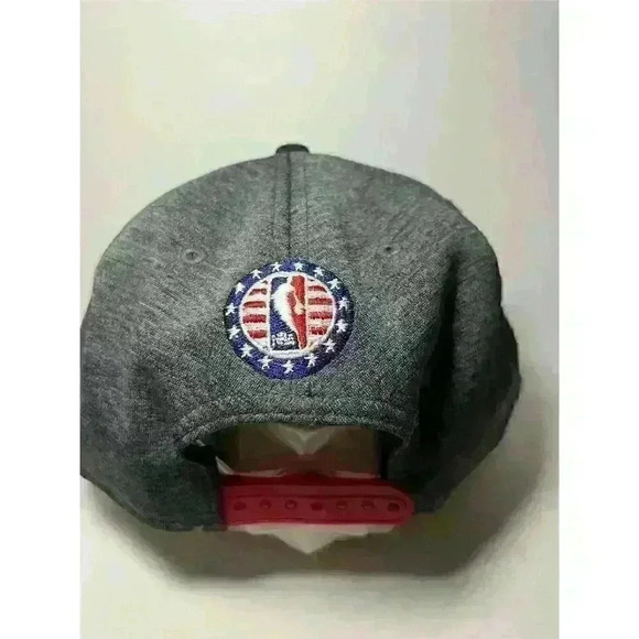 Mitchell & Ness Brooklyn Nets 9FIFTY Snapback Hat Gray Adjustable Unisex - Picture 3 of 11